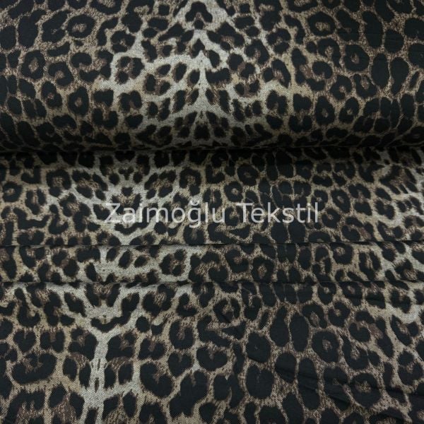 Nila Ankor Empirme Kumaş Leopar