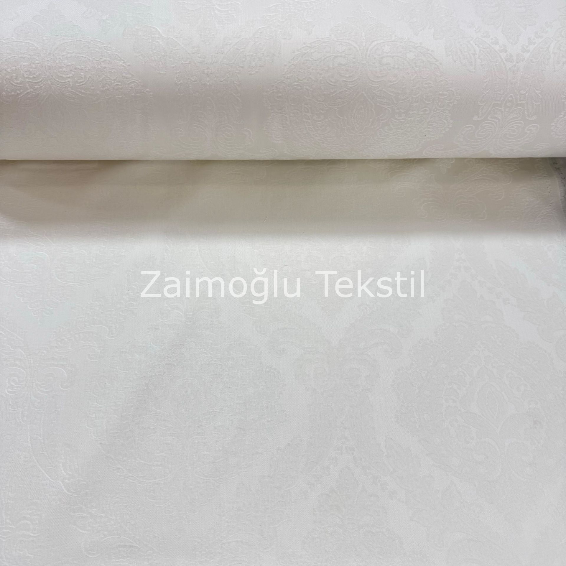 Jakarlı Lüks Pamuk Saten