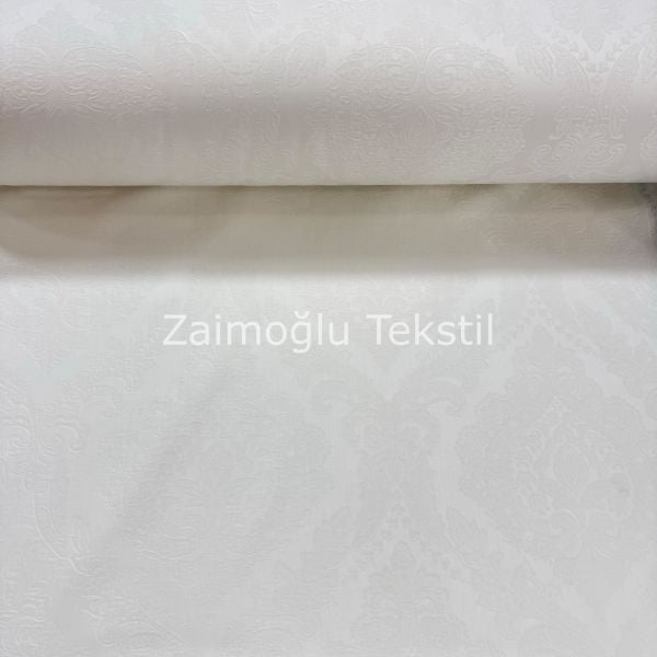 Jakarlı Lüks Pamuk Saten