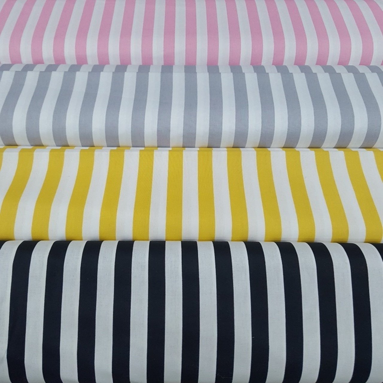Çizgili Poplin Kumaş