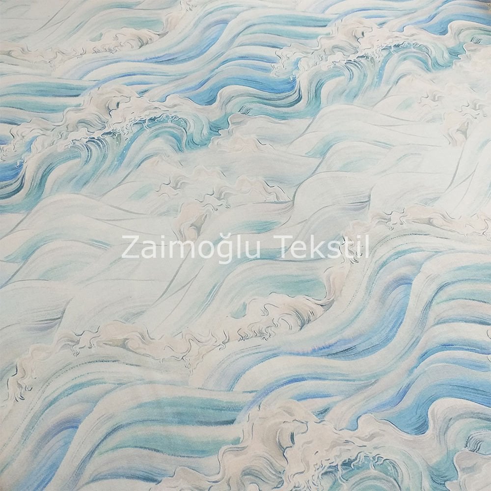 Dijital 3D Pigment Poplin Kumaş