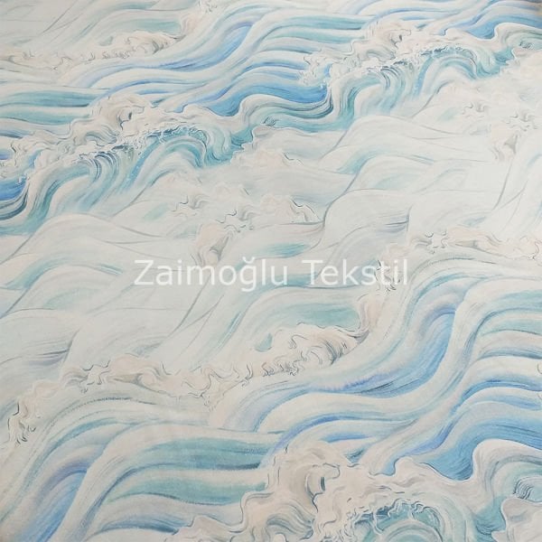 Dijital 3D Pigment Poplin Kumaş