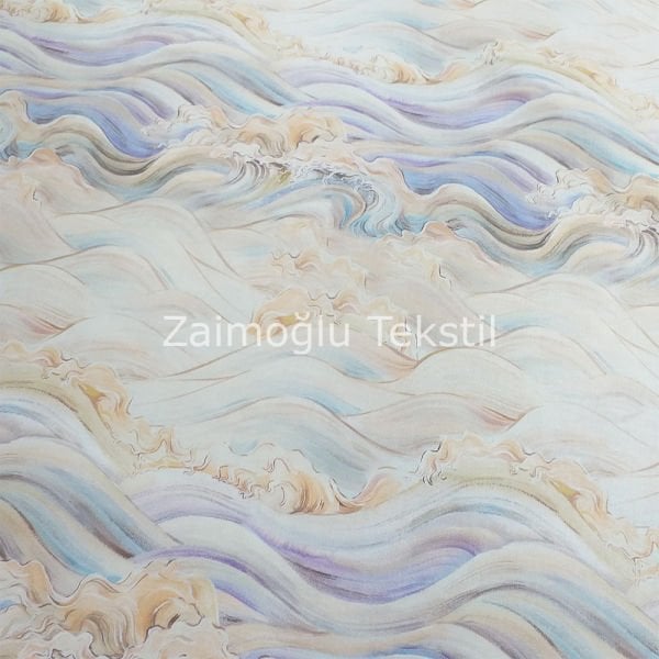 Dijital 3D Pigment Poplin Kumaş