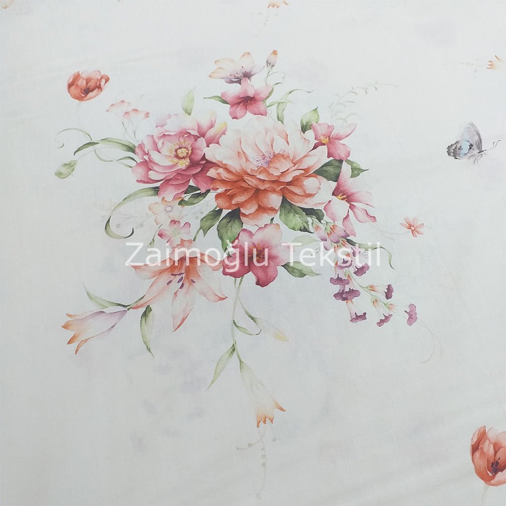 Dijital 3D Pigment Poplin Kumaş