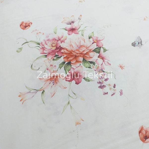 Dijital 3D Pigment Poplin Kumaş