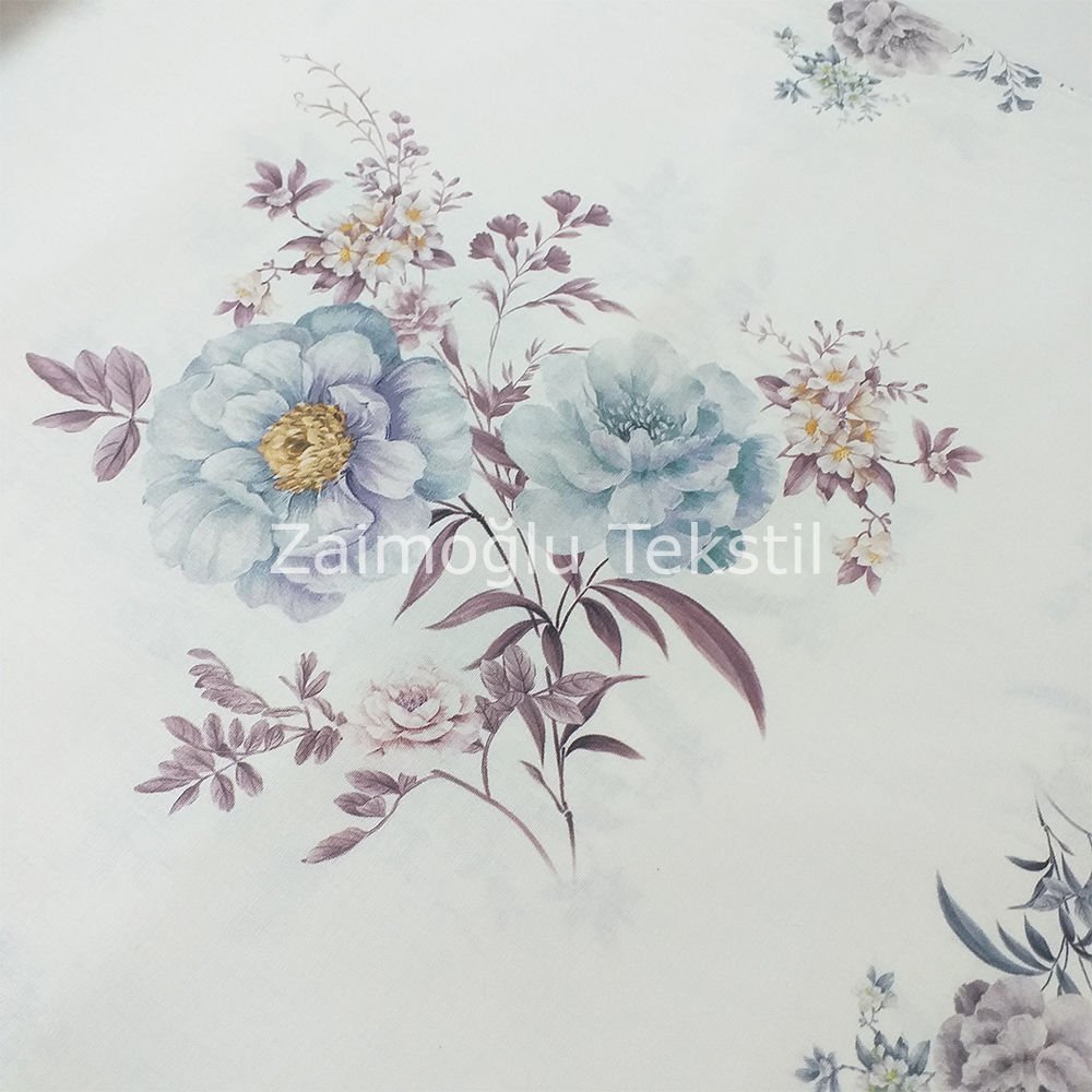 Dijital 3D Pigment Poplin Kumaş