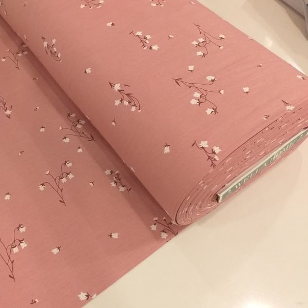 Çıtır Lale Desen Poplin Kumaş