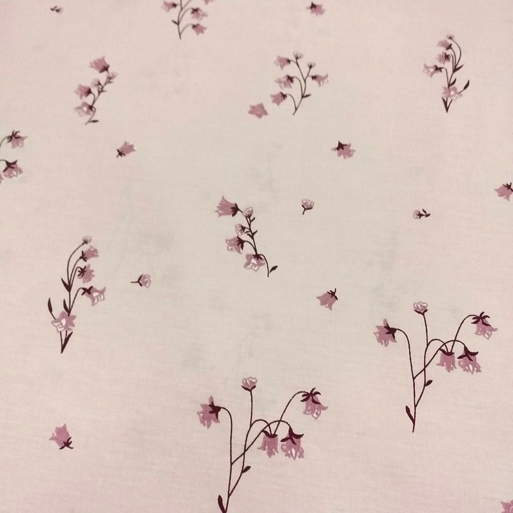 Çıtır Lale Desen Poplin Kumaş