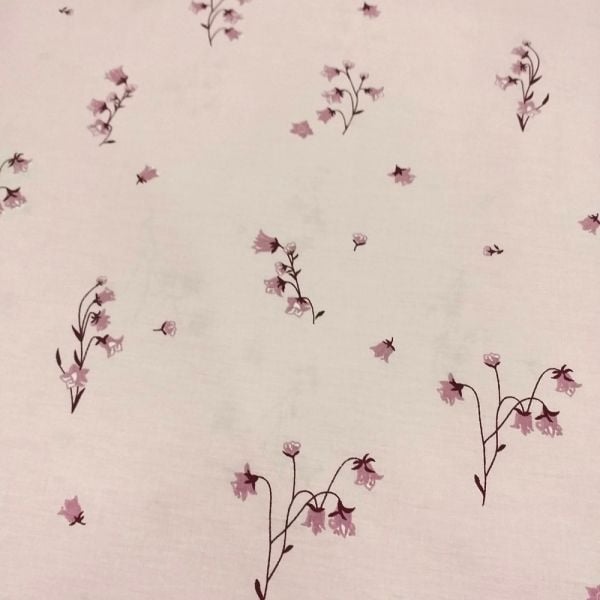 Çıtır Lale Desen Poplin Kumaş