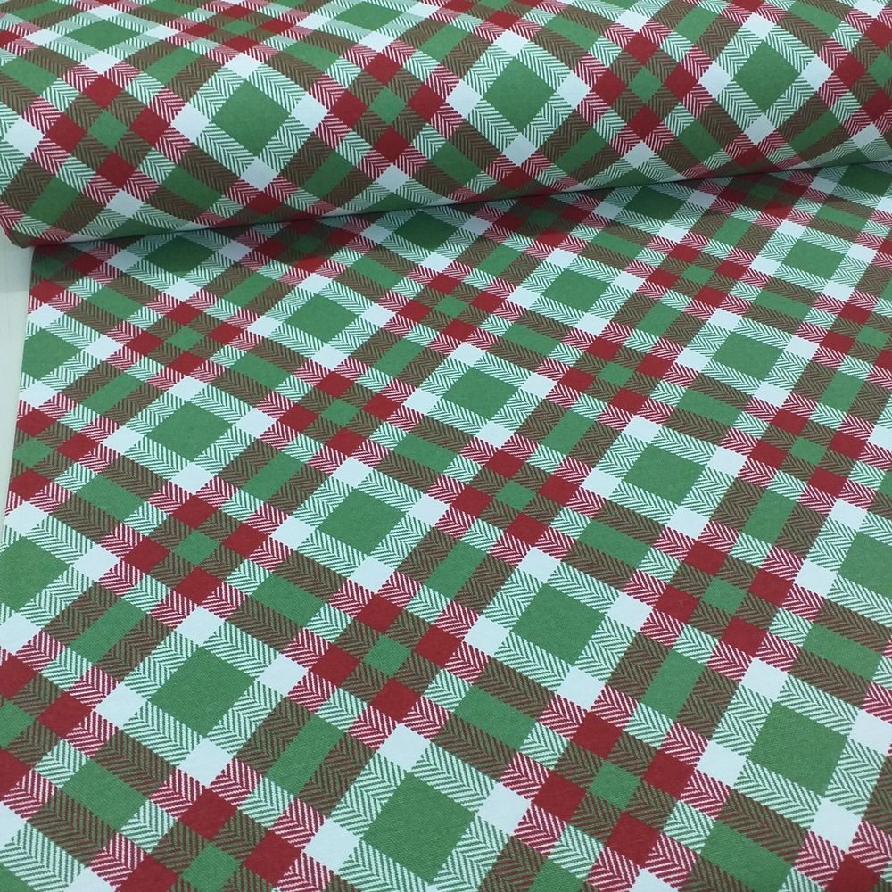 Ekose Desen Duck (Panama Keteni) kumaşı