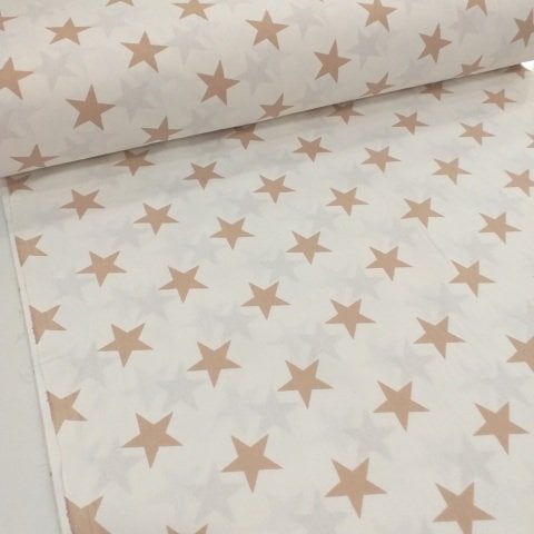 Yıldız Poplin Kumaş (Cotton Poplin-Stars)
